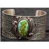 Image 1 : Classic Navajo, Sterling Silver w/ Green Blue Setting [202141]