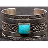 Image 1 : Navajo, Wide Sterling Silver Bracelet [202145]