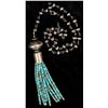 Image 2 : Navajo Made Lariat Style Turquoise Necklace [202780]