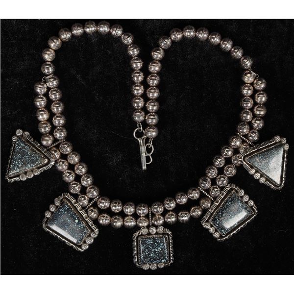 Pauline Claw Lander County Variscite Necklace [202791]