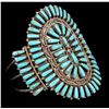Image 1 : Petite Point Turquoise Cuff [200070]