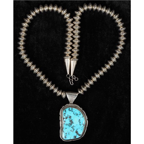 R.J. Apacheto Turquoise Pendant Necklace [202796]