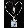 Image 3 : Sterling Silver Turtle Pendant Necklace [202798]