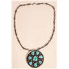 Image 2 : Turquoise Medallion Necklace [177315]