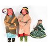 Image 1 : c1940 Native American Dolls (3) [202610]