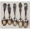 Image 2 : Indian Head Sterling Silver Spoons (5) [204236]