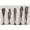Image 3 : Indian Head Sterling Silver Spoons (5) [204236]