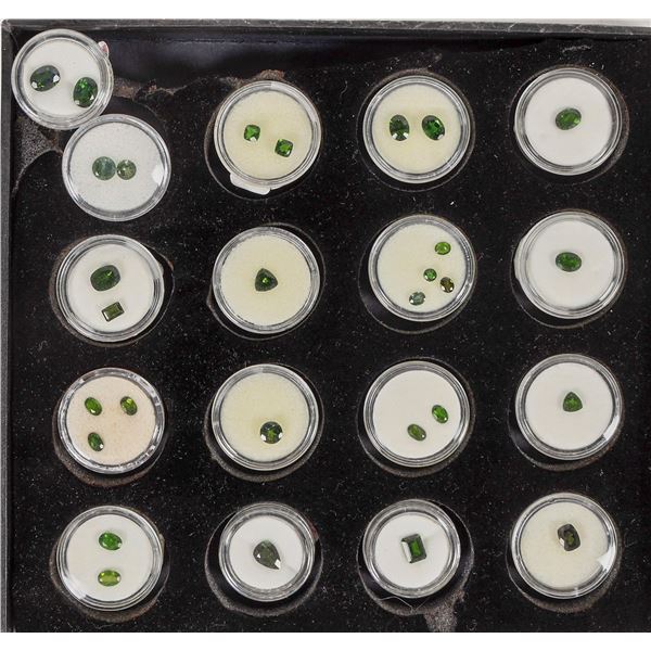 Chrome Diopside, Faceted Group [204056]