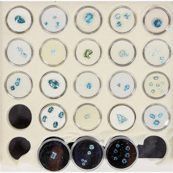 Blue Topaz Faceted Gem Group [204055]