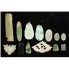 Image 2 : Jade Cabochons / Amulets (14) [205067]