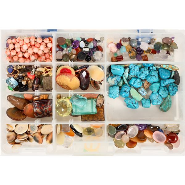 Large Collection of Polished Cabochons and Stones [203886]