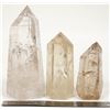Image 1 : Quartz Crystal Points X-Large Obelisk  Trifecta - Stunning! [204490]