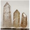 Image 2 : Quartz Crystal Points X-Large Obelisk  Trifecta - Stunning! [204490]