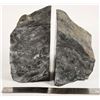 Image 2 : Bookends of High Grade Cobaltite Ore, Sunshine Mine, ID [203711]