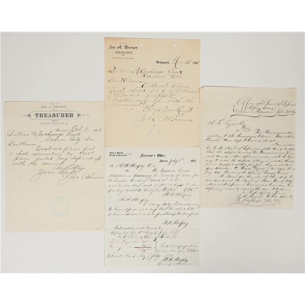Mono & Alpine County Mining Letterhead Group, Aurora, Nevada. [204293]