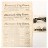 Image 1 : Mammoth City Times Newspapers, 1879-1880, Plus RPPCs  [203993]