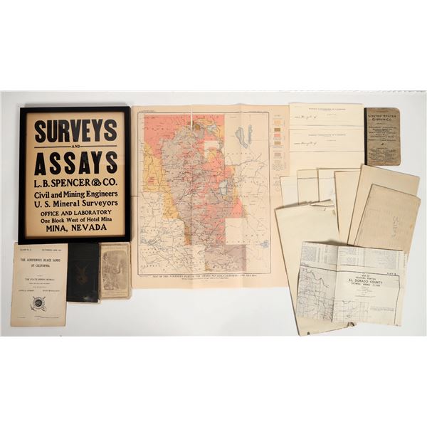 Grab Bag Mining Ephemera (Mostly California) [203919]