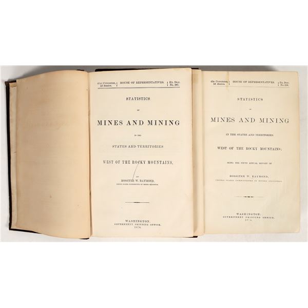 Antique Mining Reference Books Pair [202869]