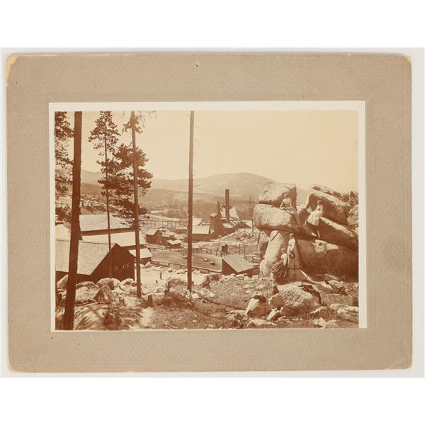 Possible Cable, Montana Mounted Photograph Showing Mines, c.1900 [205201]