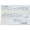 Image 2 : Aurora, Nevada Territory 1861 Mining Deed to Governor Nye, RM Howland Signature [202462]
