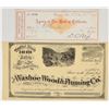 Image 1 : Comstock Lumber Outfits Ephemera: Stock and Revenue Check [201097]