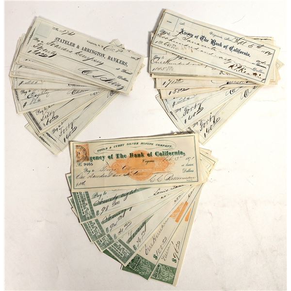 Comstock Lode Mining Check Collection: Twenty Years of Mining (44) [202044]