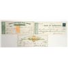 Image 1 : Gould & Curry Silver Mining Co. Check Trio incl. Fair Autograph [201094]