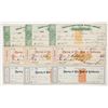 Image 1 : Virginia City Imprinted Revenue Checks with Comstock Notables [204270]
