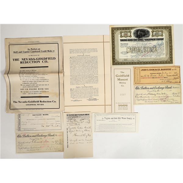 Nevada Mining & Financial Ephemera (10) [201358]