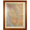 Image 1 : Central Black Hills Region Framed Geologic Map [203735]