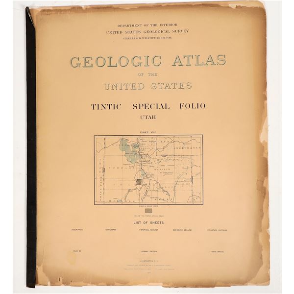 Tintic Special Geologic Folio 1900 [204314]