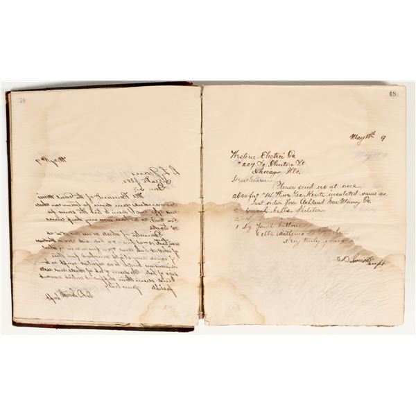 Germania Iron Mining Company Ledger, 1890 [201061]