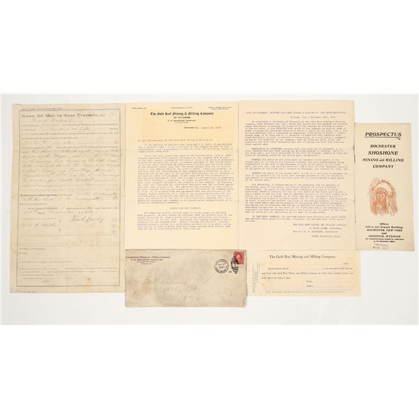 Wyoming Mining Ephemera [204992]