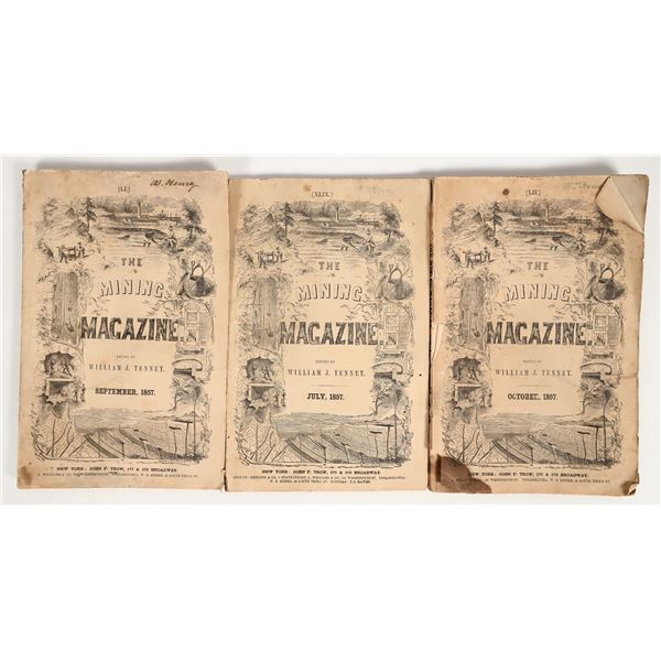 Mining Magazine Trio, 1857 [202352]