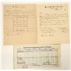 Image 1 : Carson City Mint Document Trio (Comstock Mine Deposits) [202693]