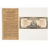 Image 1 : Postal Savings System $1 Certificate, Reno, Nevada, 1943 [204614]