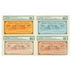 Image 1 : Rhyolite Clearing House Scrip Set: Four Different Denominations [204996]