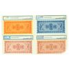 Image 2 : Rhyolite Clearing House Scrip Set: Four Different Denominations [204996]