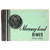 Image 1 : Meghrig Mercury Dime Coin Album (55 coins) [202497]