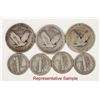 Image 2 : Mercury Dimes (88) & Standing Liberty Quarters (6) [203646]