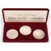 Image 2 : New Orleans Silver Dollar Set (3 BU), 1882-1885 [201048]