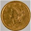 Image 1 : U. S. Liberty Head $1 Gold: 1853 [204095]