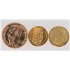 Image 1 : Mini Gold Coin Replicas (3) [204988]