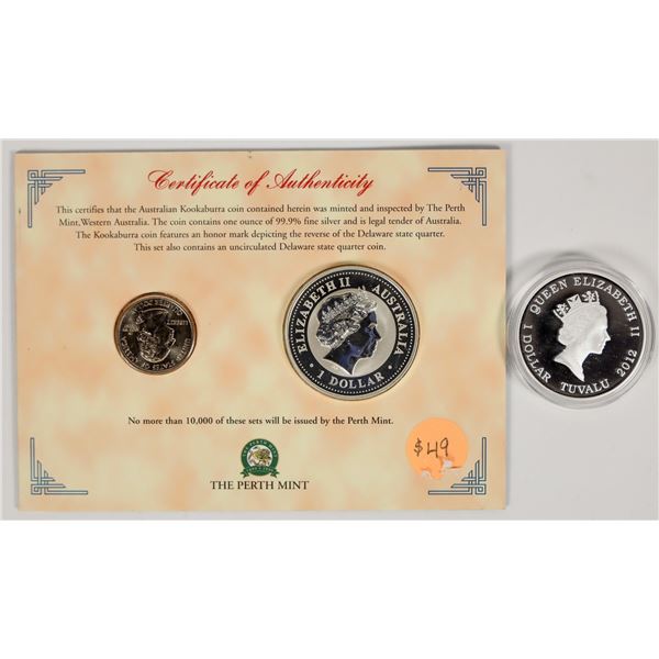 Silver - 2 Troy oz - Perth, Australia Minted [204667]