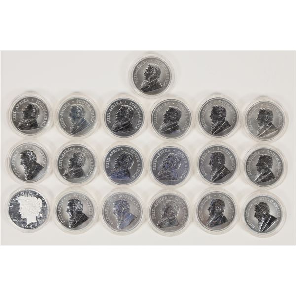 Silver Krugerrands (18) [202856]