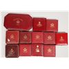 Image 1 : Royal Mint Coin Presentation Cases (12) [204476]