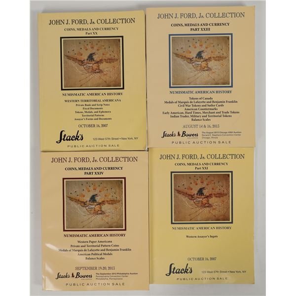 John J. Ford Sales Auction Catalogs, Stacks Numismatics [205183]