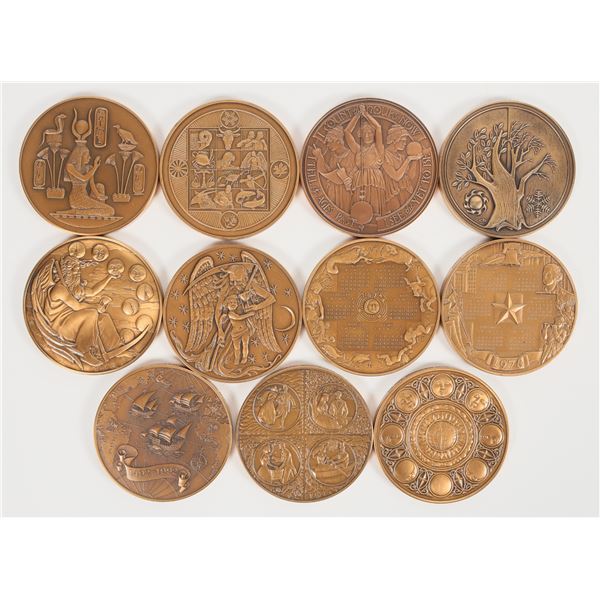 Franklin Mint Calendar Medals (11) [204734]