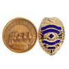 Image 1 : Wells Fargo 125th Anniversary Medal & Security Badge [204431]
