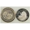 Image 1 : Silver Commemorative Medals - 2 [190683]